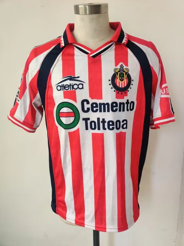 1999/00 Chivas Home 1:1 Quality Retro Soccer Jersey