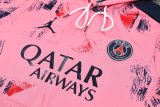 24/25 Paris Hooded long sleeved Pink 1:1 Training suit