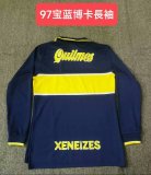 1997 Boca Long Sleeve Home Fans 1:1 Quality Retro Soccer Jersey
