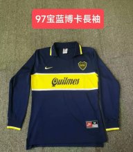 1997 Boca Long Sleeve Home Fans 1:1 Quality Retro Soccer Jersey