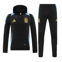24/25 Argentina Hooded long sleeved Black 1:1 Training suit