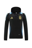 24/25 Argentina Hooded long sleeved Black 1:1 Training suit