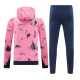24/25 Paris Hooded long sleeved Pink 1:1 Training suit