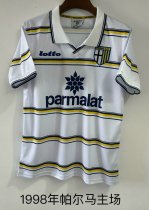 1998 Parma Home White Fans Retro 1:1 Quality Soccer Jersey 1998 Parma Home White Fans Retro 1:1 Quality Soccer Jersey