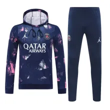 24/25 Paris Hooded long sleeved Blue 1:1 Training suit