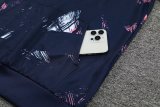 24/25 Paris Hooded long sleeved Blue 1:1 Training suit