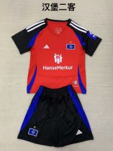 24/25 Hamburger Third  Kids Kits  1:1 Quality Soccer Jersey