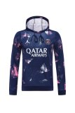 24/25 Paris Hooded long sleeved Blue 1:1 Training suit