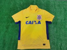 2014/2015 Corinthians Goalkeeper Yellow Fans Retro 1:1  Quality Soccer Jersey