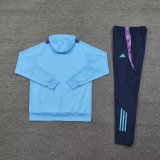 24/25 Argentina Hooded  Long Sleeved Blue 1:1 Training suit
