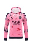 24/25 Paris Hooded long sleeved Pink 1:1 Training suit