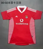 2000/2002 SL Benfica Home Fans Retro  1:1 Quality Soccer Jersey