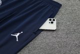 24/25 Paris Hooded long sleeved Blue 1:1 Training suit