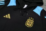 24/25 Argentina Hooded long sleeved Black 1:1 Training suit