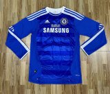 2011-2012 Chelsea Home Long Sleeve 1:1 Retro Soccer Jersey