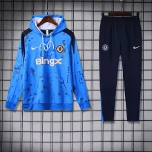 24/25 Chelsea  Hooded  Long Sleeved Blue 1:1 Training suit