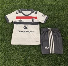 24/25 Manchester United Third Kids Kits 1:1 Soccer Jersey