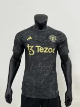 23/24 Manchester United Special Edition Black Grey Player 1:1 Quality Soccer Jersey