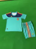 2010 Spain Goalkeeper Kids Kits  Retro 1:1 Quality Soccer Jersey