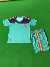 2010 Spain Goalkeeper Kids Kits  Retro 1:1 Quality Soccer Jersey