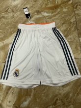 2013/2014 Real Madrid White Home 1:1 Quality Retro Shorts
