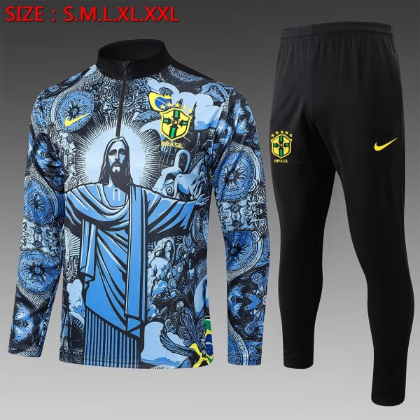 24/25 Brazil Training  Blue 1:1 Quality Training Jersey