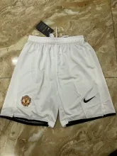 2007/2008  Manchester United  Home White 1:1 Quality Retro Shorts
