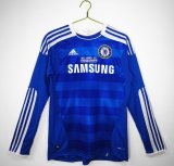 2011-2012 Chelsea Home Long Sleeve 1:1 Retro Soccer Jersey