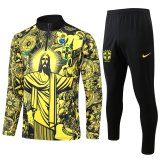 24/25 Brazil Training Yellow 1:1 Quality Training Jersey