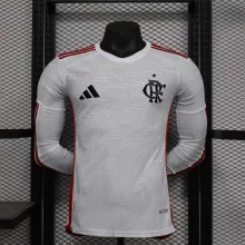 24/25 Flamengo Away Long sleeve Player 1:1 Quality Soccer Jersey