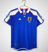 2000/2001 Japan  Home  Blue Fans 1:1 Quality Retro Soccer Jersey