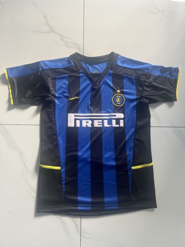 2002/2003 Inter Milan Home  Fans 1:1 Quality Retro Soccer Jersey