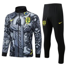 24/25 Brazil Black  Jacket Tracksuit 1:1 Quality