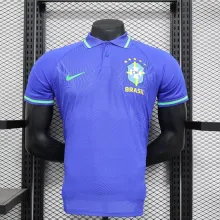 24/25 Brazil   Special  Edition Blue Player  1:1 Quality Soccer Jersey