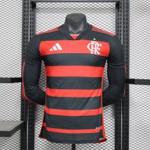 24/25 Flamengo Home Long sleeve Player 1:1 Quality Soccer Jersey