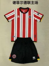 24/25 Crystal Palace Home Kids Kits 1:1 Soccer Jersey