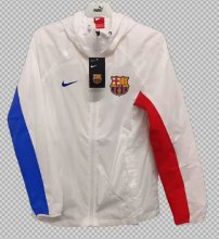24/25 Barcelona White Windbreaker