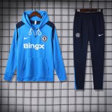 24/25 Chelsea  Hooded Long Sleeved Blue 1:1 Training suit