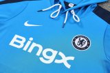 24/25 Chelsea  Hooded Long Sleeved Blue 1:1 Training suit