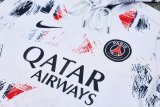 24/25 Paris Hooded Long Sleeved White 1:1 Training suit