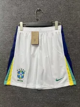 24/25 Brazil  Away White 1:1 Quality Shorts