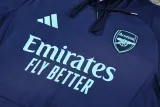 24/25 Arsenal Hooded Long Sleeved Blue 1:1 Training suit