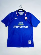 1995/1996 Fiorentina Home Blue Fans 1:1 Quality Retro Soccer Jersey