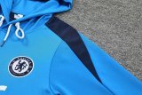 24/25 Chelsea  Hooded Long Sleeved Blue 1:1 Training suit
