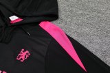 24/25 Chelsea Hooded Long Sleeved Black 1:1 Training suit