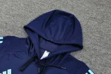 24/25 Arsenal Hooded Long Sleeved Blue 1:1 Training suit