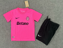 24/25 Sporting Lisbon Home  Kids  Training Kits 1:1 Soccer Jersey