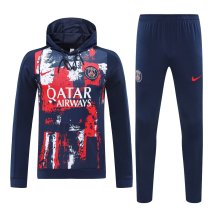 24/25 Paris Hooded  Long Sleeved Blue 1:1 Training suit
