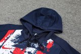24/25 Paris Hooded  Long Sleeved Blue 1:1 Training suit