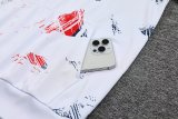 24/25 Paris Hooded Long Sleeved White 1:1 Training suit